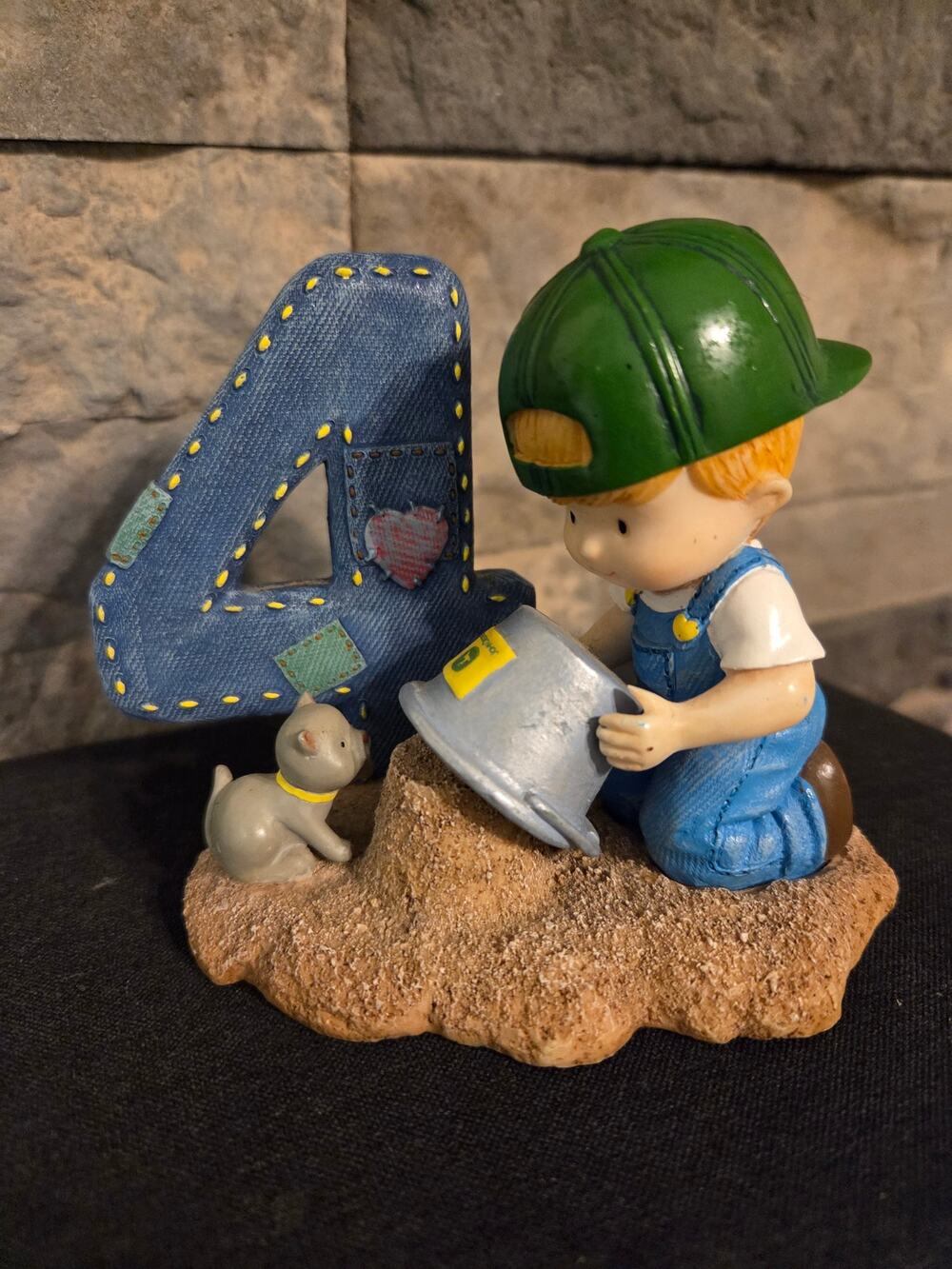 John Deere Friends Milestone Birthday 4 Figurine Boy Enesco 106804